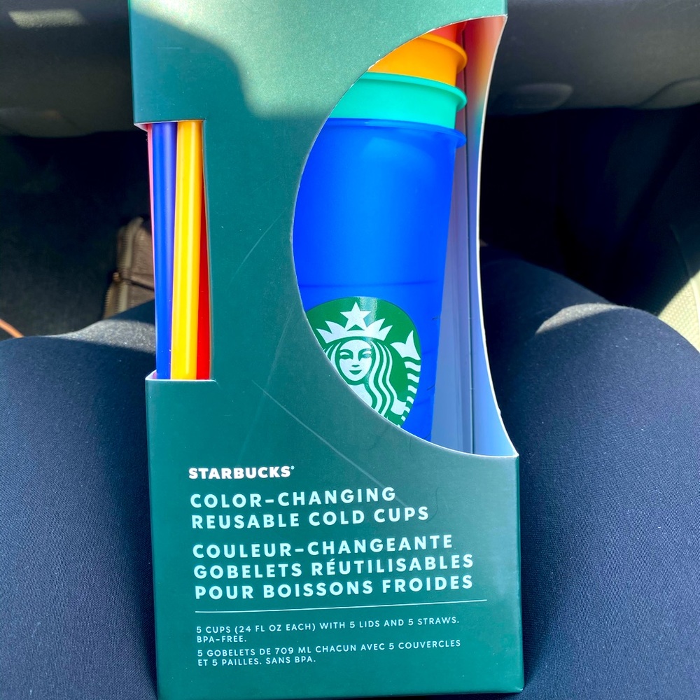 Brand New Starbucks Color Changing Cups